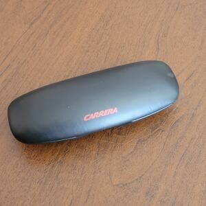 Carerra clam shell sunglasses eyeglasses hard case. Black. Case only